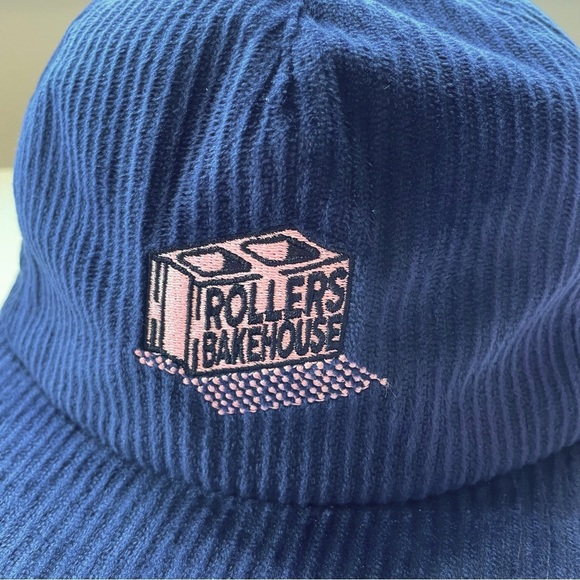 Rollers Bakehouse Unisex Wake N’ Bake Corduroy Adjustable Hat/Cap in Blue - OS - Picture 5 of 5